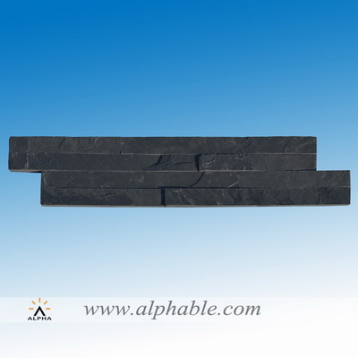 Black slate thin stone veneer CLT-001