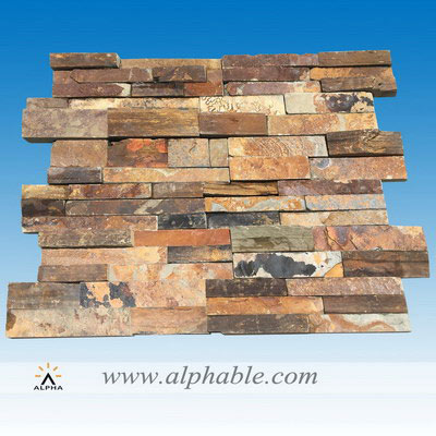 Rusty stone facing for walls CLT-057