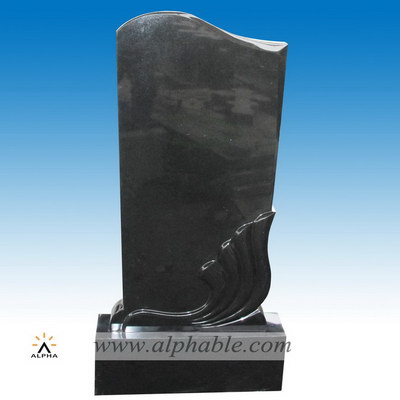 Black granite blank tombstone SM-033
