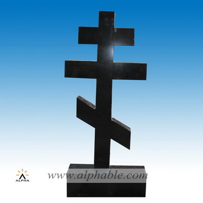 Granite cross headstone SM-034