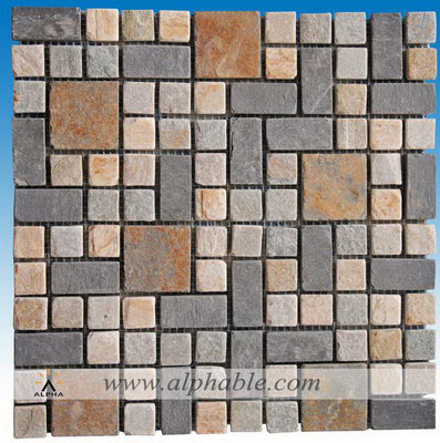 Slate mosaic bathroom tiles MSC-002