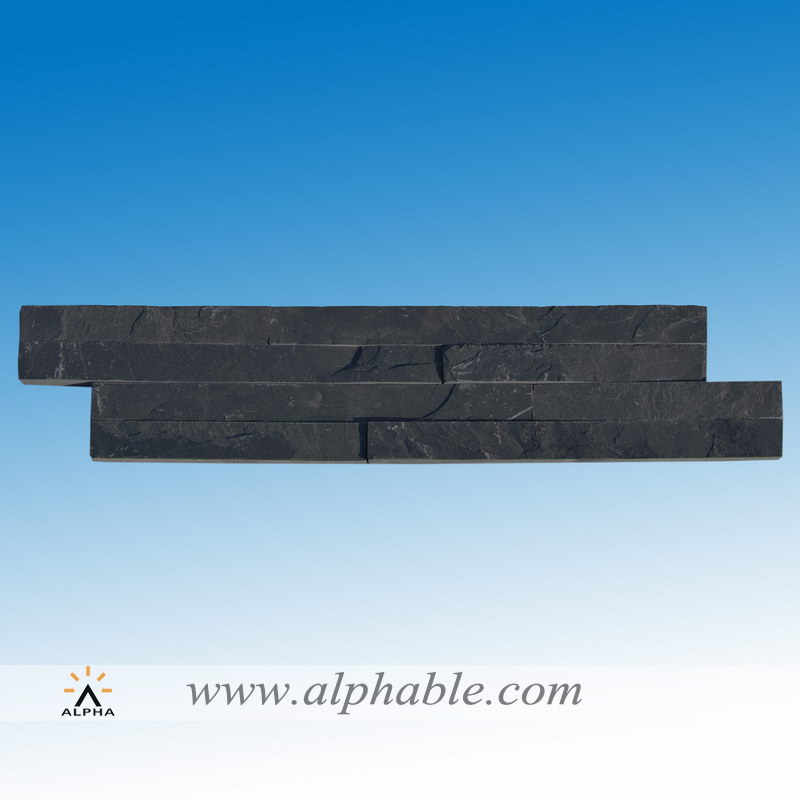Black slate thin stone veneer CLT-001