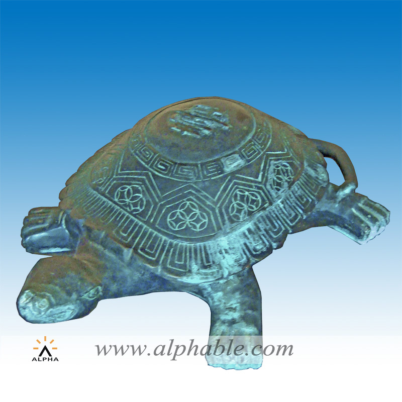 Bronze turtle sculpture CA-022, CA-022