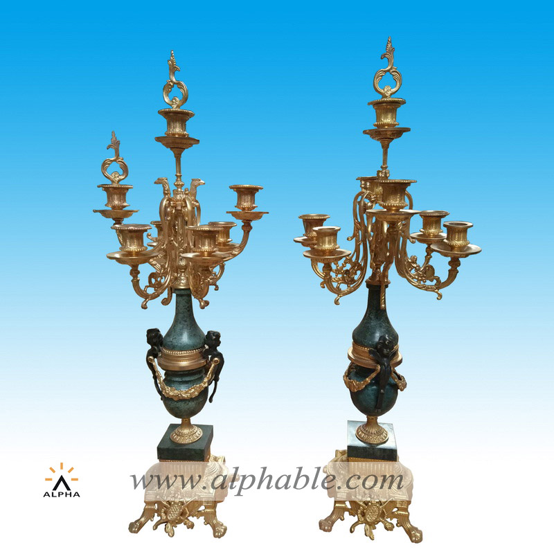 Bronze pillar candle holders CCD-002, CCD-002