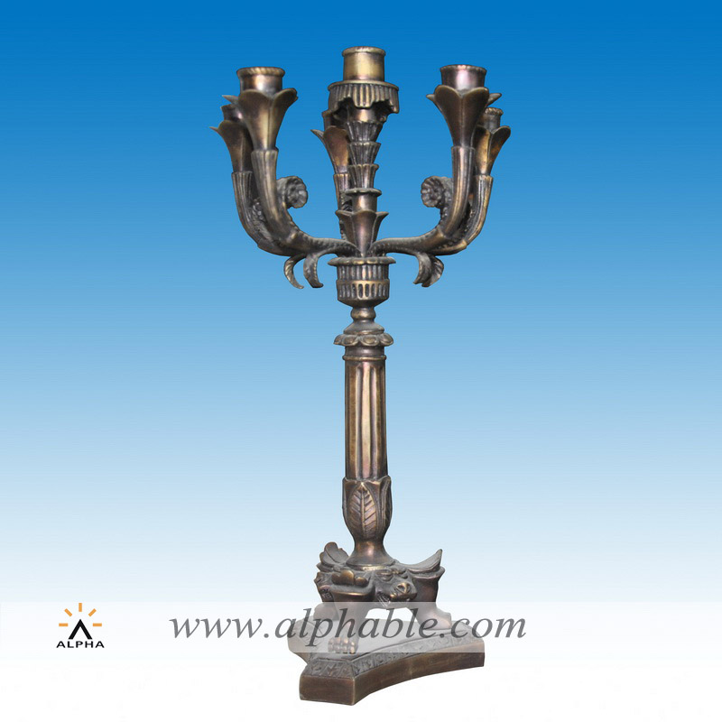 Antique brass candle holders CCD-010, CCD-010