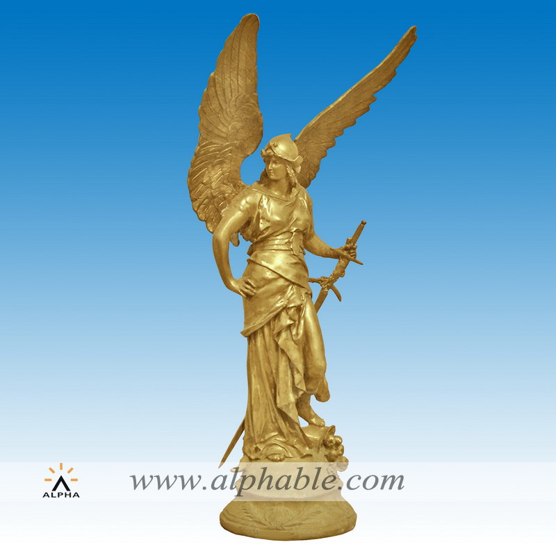 Brass angel sculpture CCS-090, CCS-090