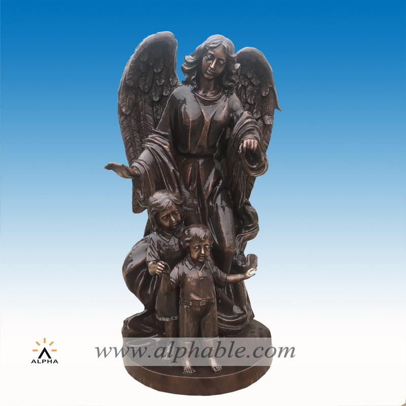Giant bronze guardian angel sculpture CCS-100, CCS-100
