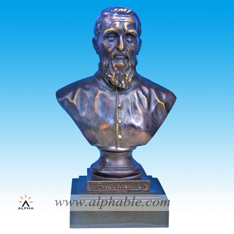Bronze Michelangelo bust CCS-103