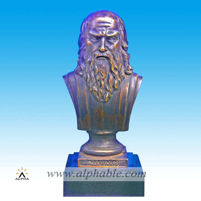 Bronze Da vinci bust CCS-104, CCS-104