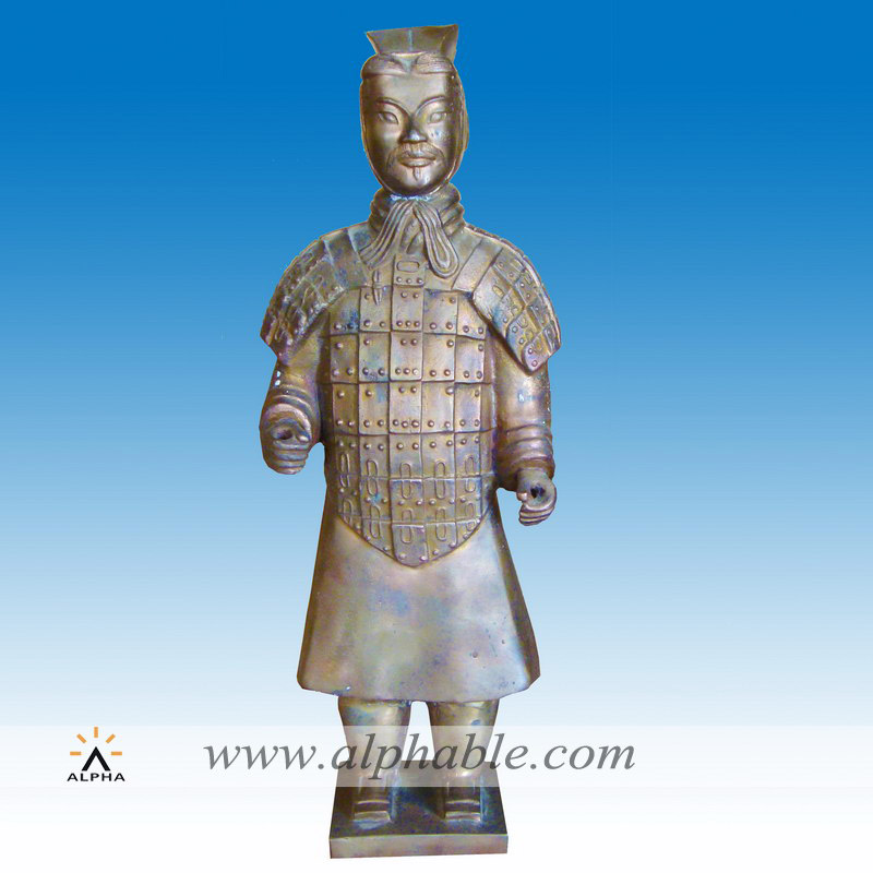 Bronze Chinese warrior statues CCS-021