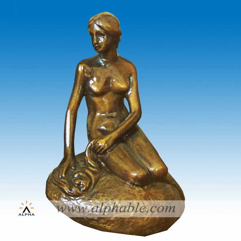 The little Mermaid bronze statue CCS-024, CCS-024