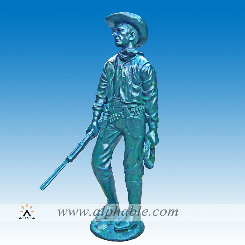 Bronze cowboy statue CCS-064, CCS-064