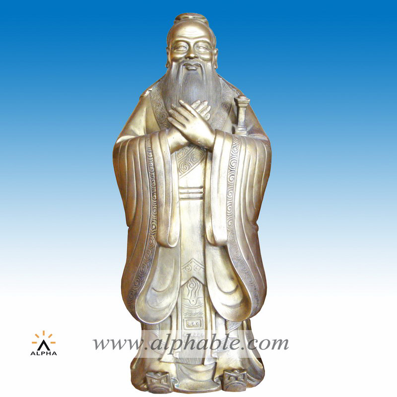 Bronze konfuzius statue CCS-019, CCS-019