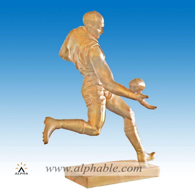Bronze football statue CCS-086, CCS-086