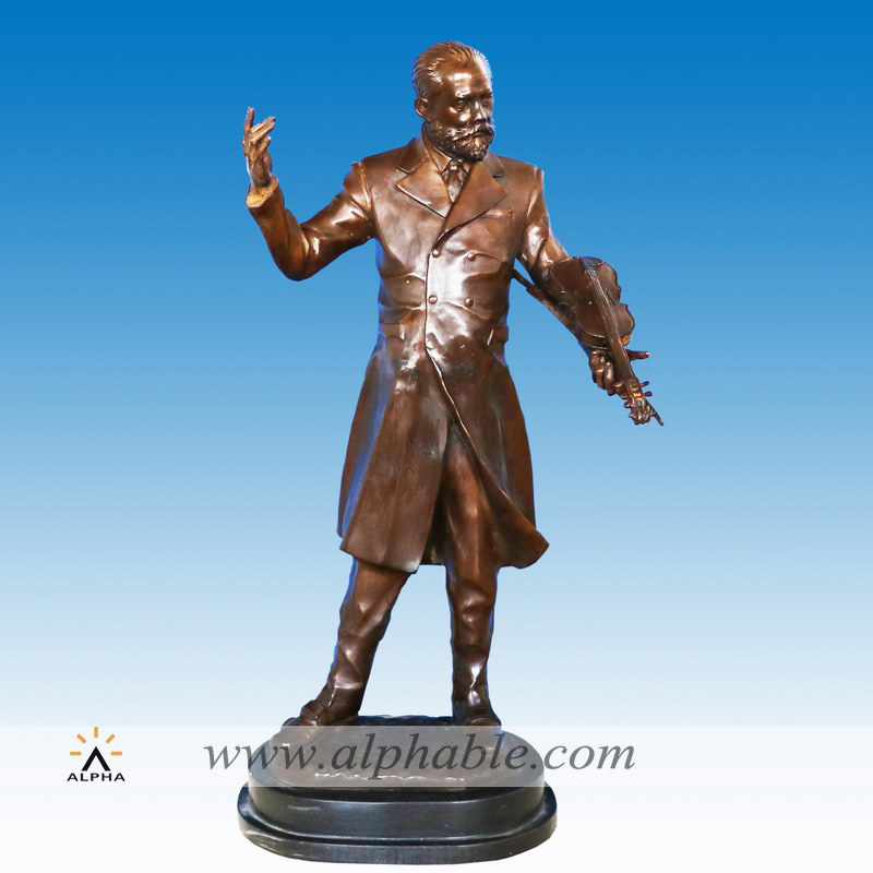 Bronze Pyotr Llyich Tchaikovsky statue CCS-129, CCS-129