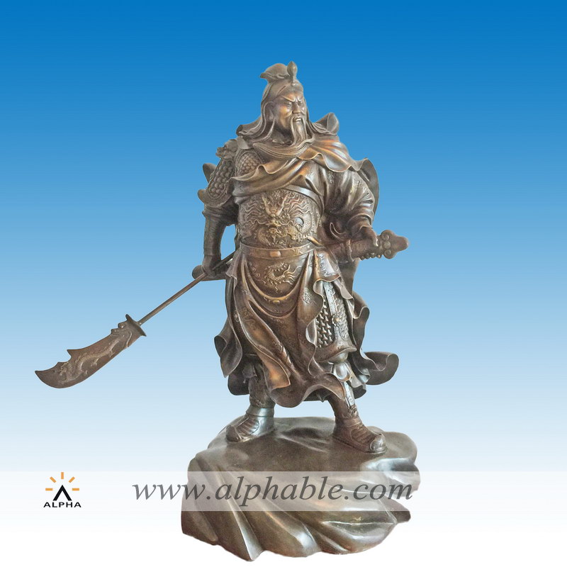 Bronze Guan Yu statue CCS-168, CCS-168