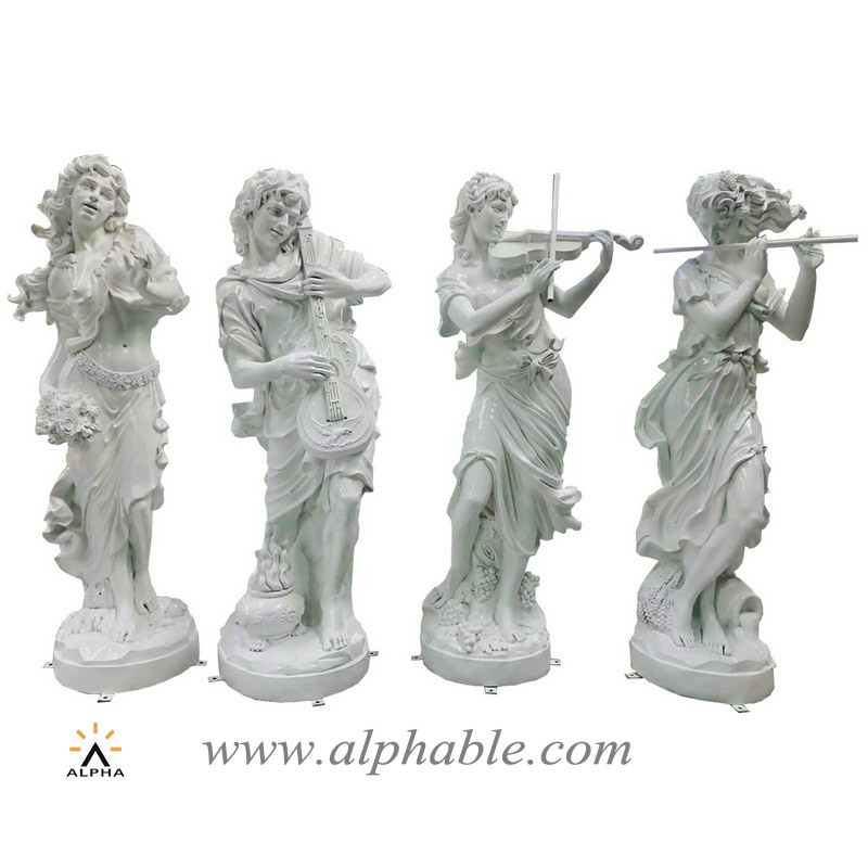 Fiberglas music sculptures, Fiberglas music sculptures