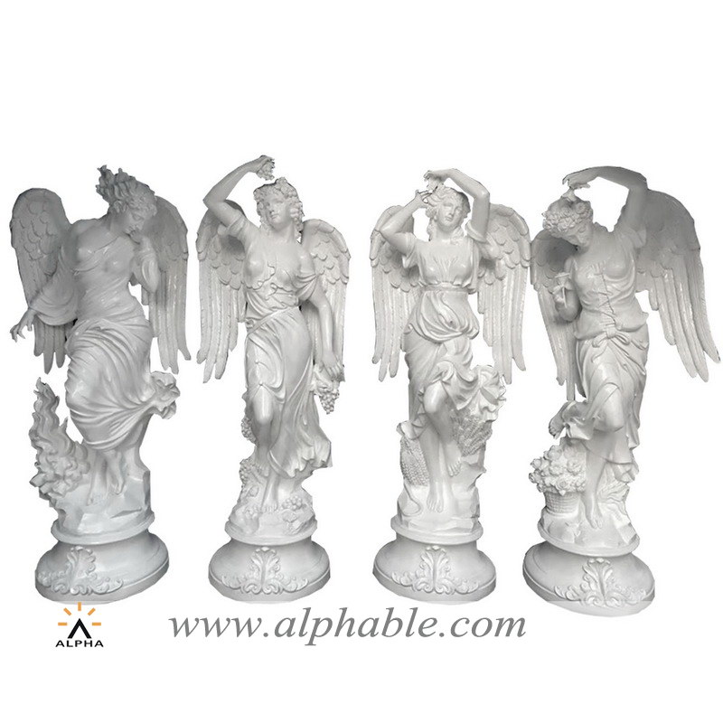 Large fiberglass resin angel statues, Large fiberglass resin angel statues