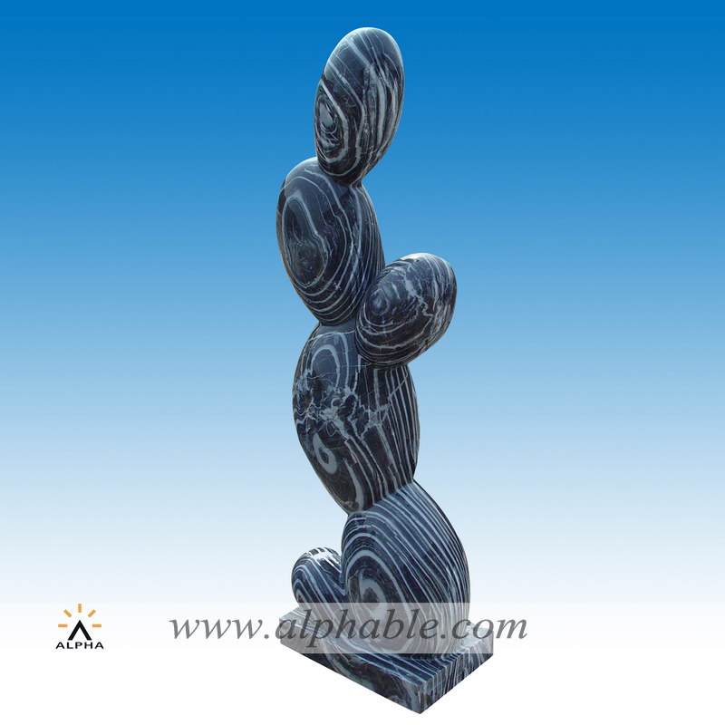 Marble abstract garden sculpture SAB-011, SAB-011