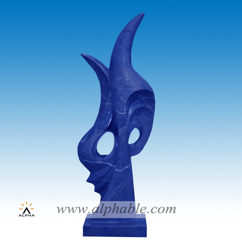 Marble abstract outdoor sculpture SAB-016, SAB-016