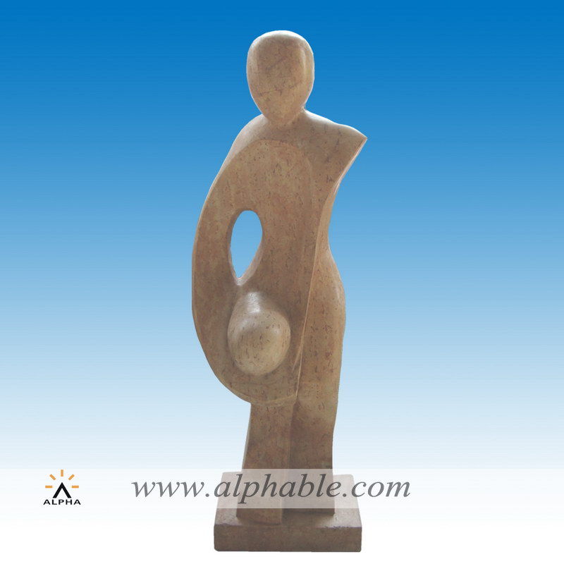 Marble abstract body sculpture SAB-019, SAB-019