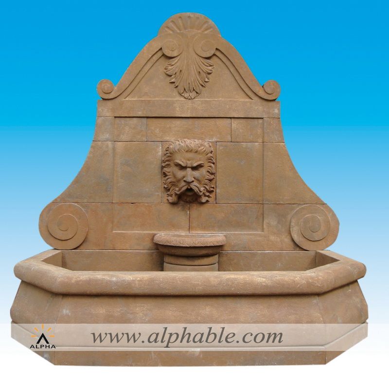 Antique stone wall fountain SAT-007, SAT-007