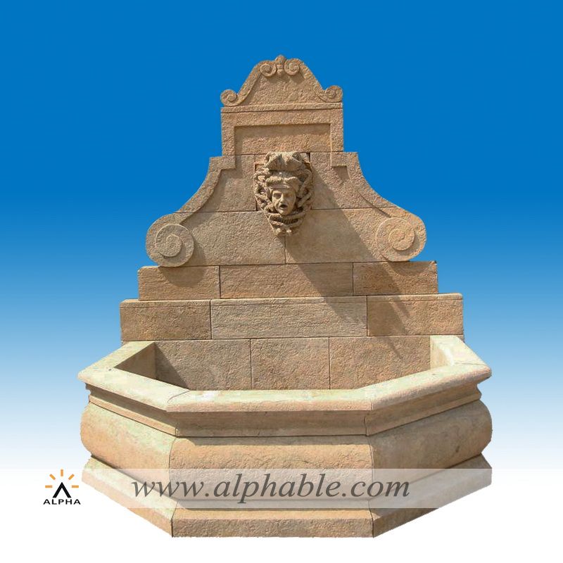 Stone Medusa head wall fountain SAT-010, SAT-010