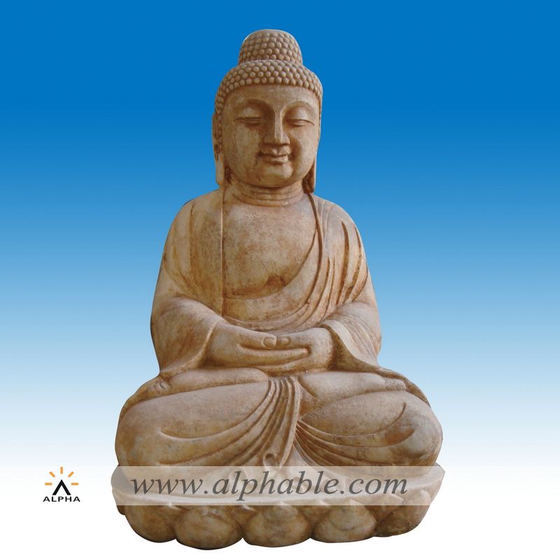 Antique stone Buddha statue SAT-023, SAT-023