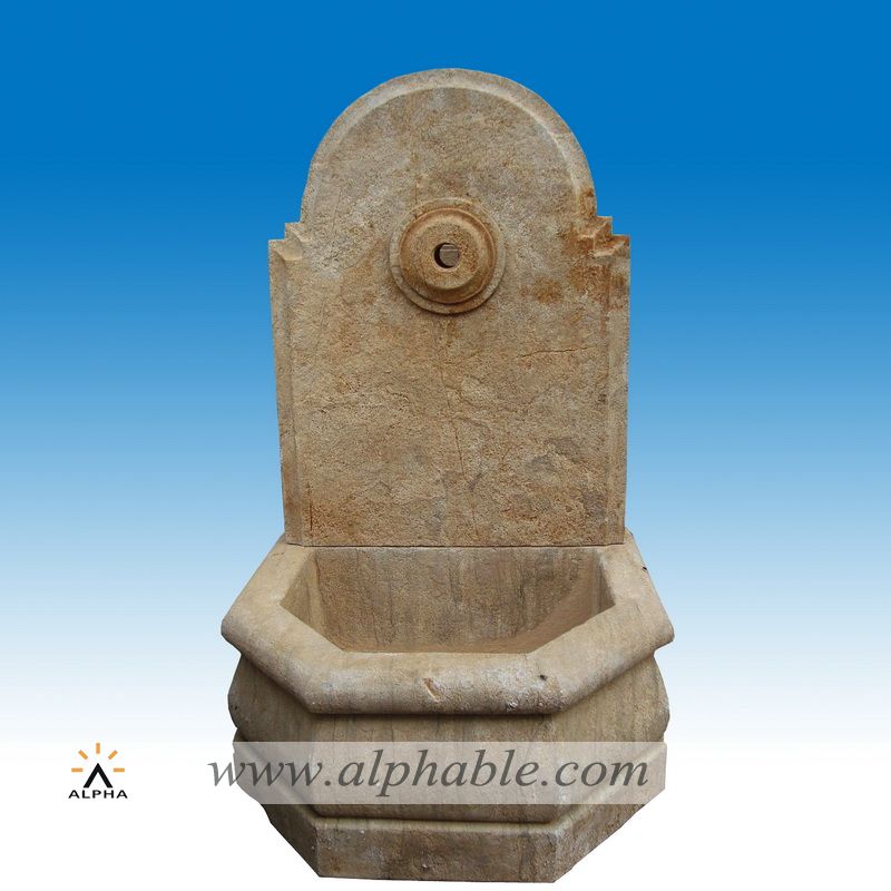 Limestone small wall fountain SAT-025, SAT-025