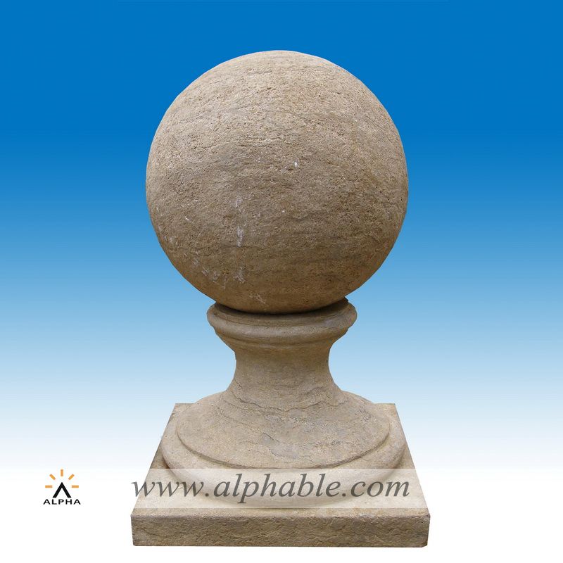Stone ball pillar tops SAT-050, SAT-050