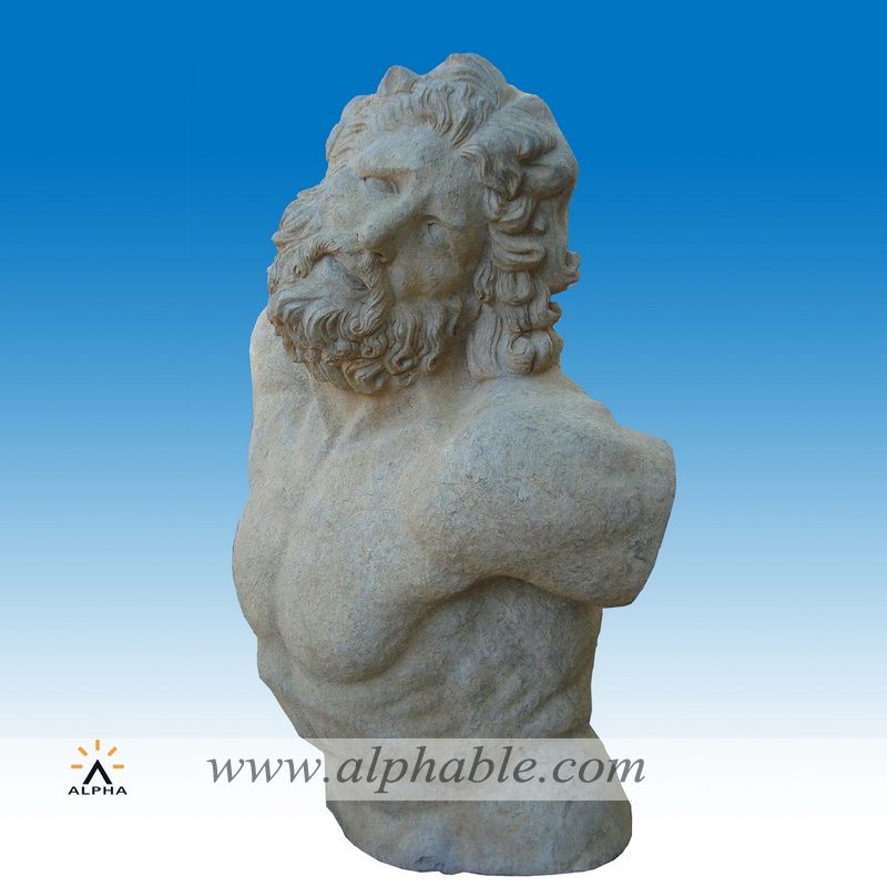 Antique stone bust statues SAT-053, SAT-053