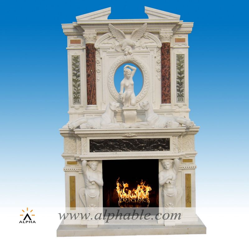 Marble overmantel Fireplace SF-069, SF-069