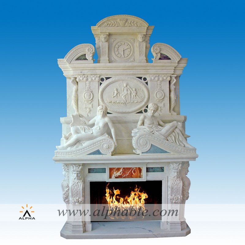 Marble overmantel Fireplace SF-177, SF-177