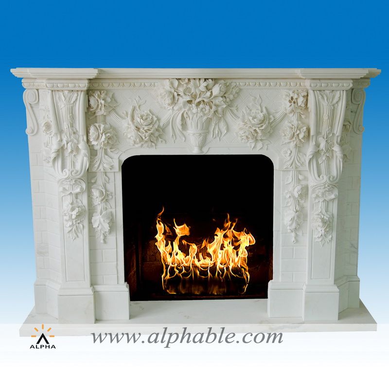 White fireplace surround SF-257, SF-257