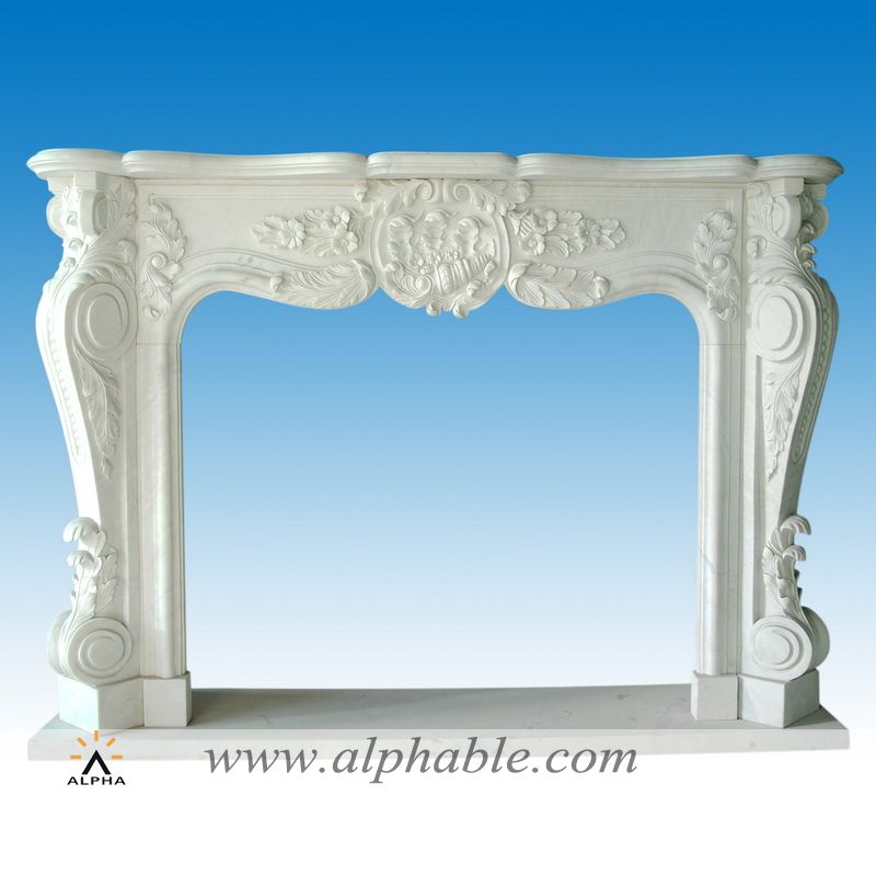 Rococo style marble fireplace SF-290, SF-290