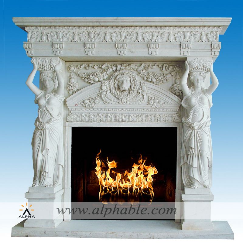 Marble fireplace mantel surround SF-083