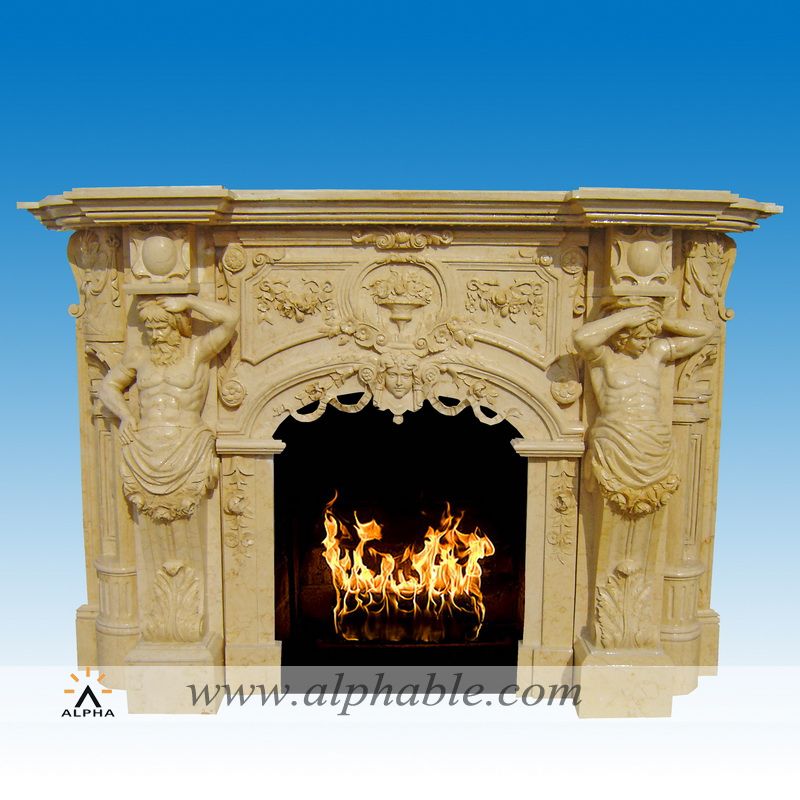 Marble fireplace mantelpiece SF-142, SF-142
