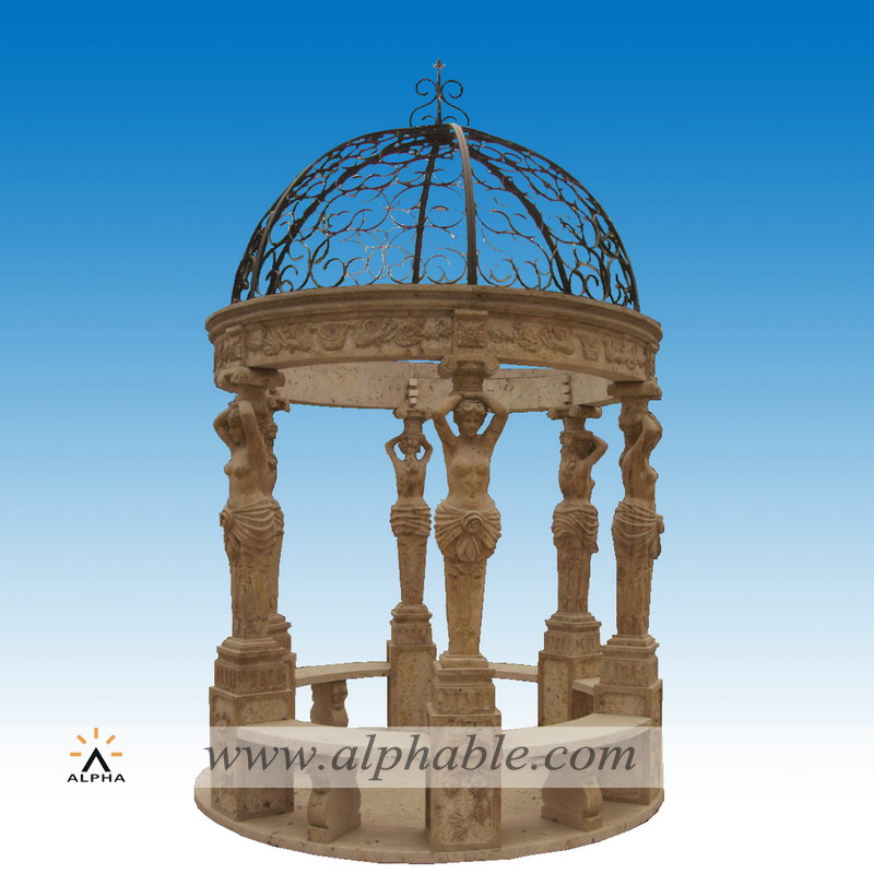 Roman design stone gazebo, SG-012