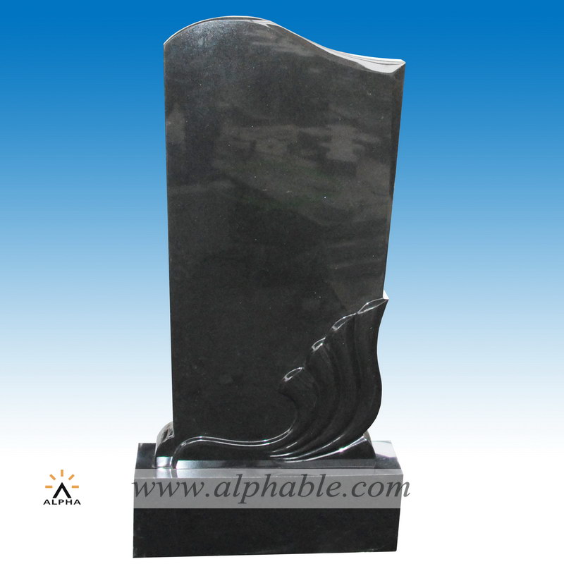 Black granite blank tombstone SM-007, SM-007