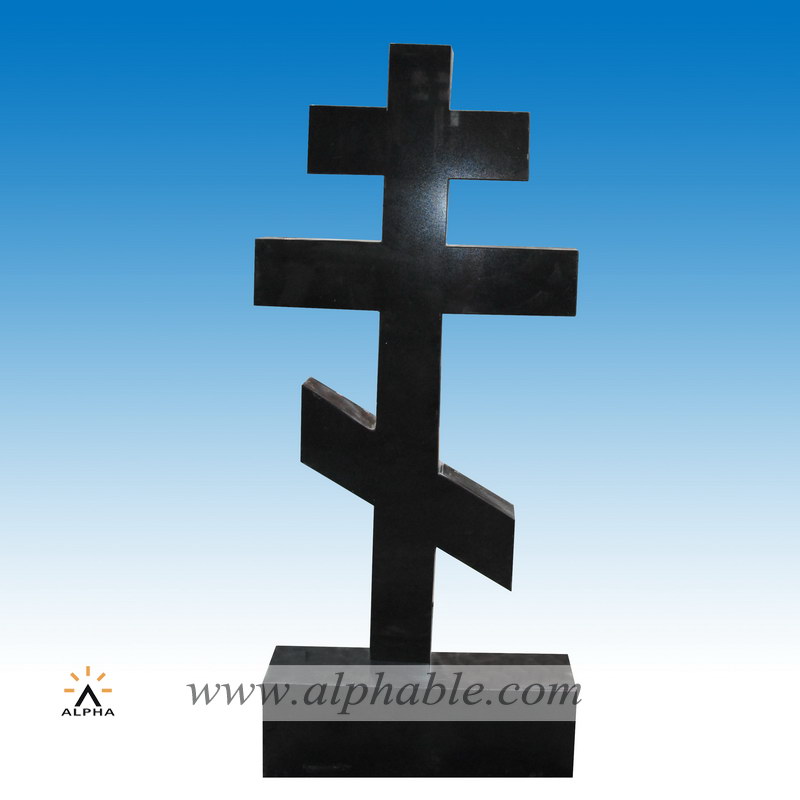 Granite cross headstone SM-008, SM-008