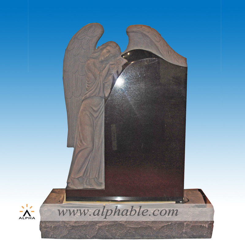 Granite angel tombstone SM-024, SM-024