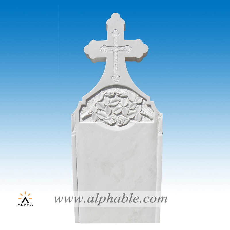 Marble headstone SM-032, SM-032