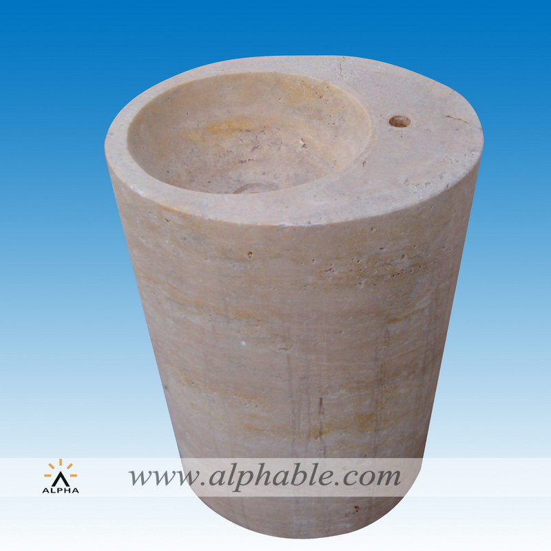 Travertine bathroom sink SK-003, SK-003