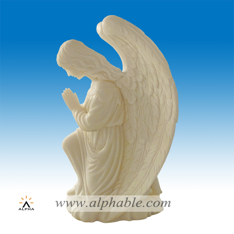 Marble mourning angel