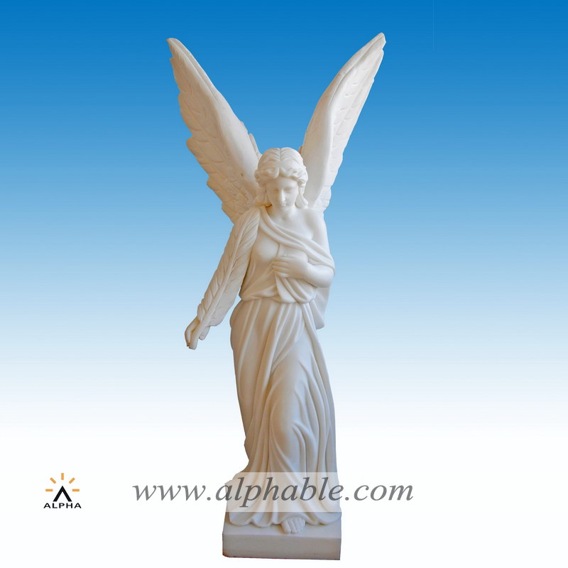 Marble large angel statue, Marble large angel statue SS-298