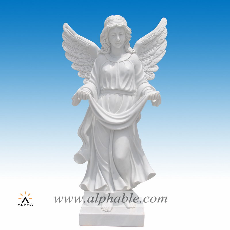 Marble angel burial cemetery statues, Marble angel burial cemetery statues SS-379