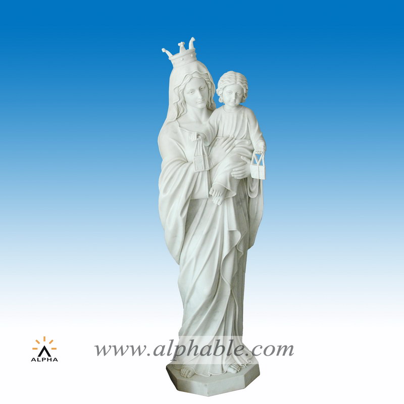 Our lady of Mount Carmel sculpture
