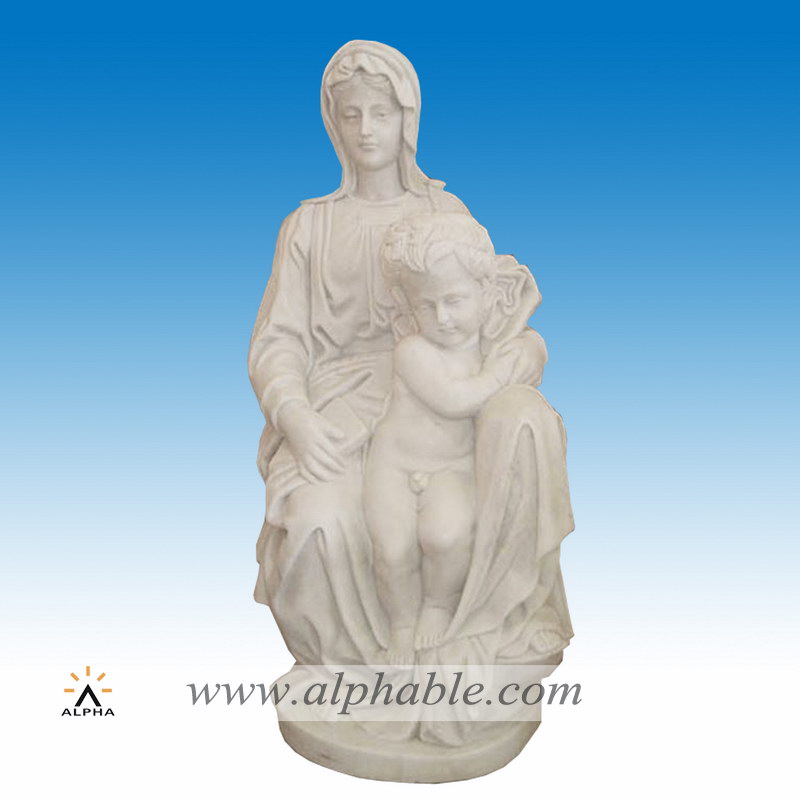 Marble Michelangelo Madonna statue SS-070, Marble Michelangelo Madonna statue SS-070