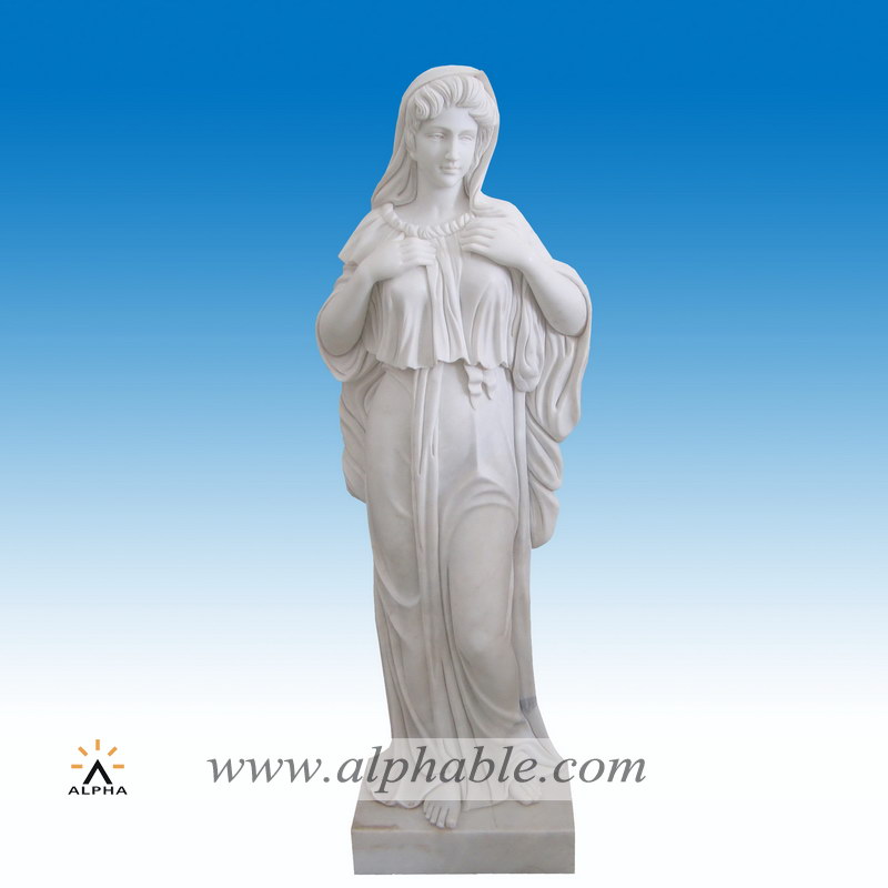 Garden marble statue