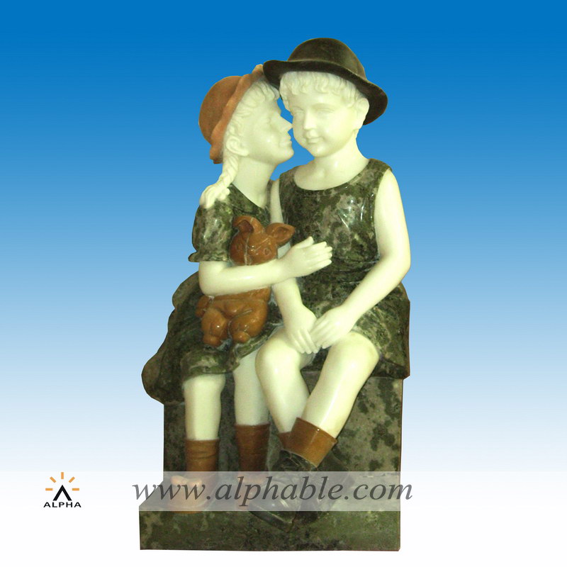 Marble indoor sculpture